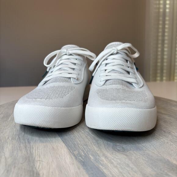 Vessi Weekend Unisex White Knit Sneakers Shoes Men\'s Sz 8 Women\'s Sz 9 main image 6